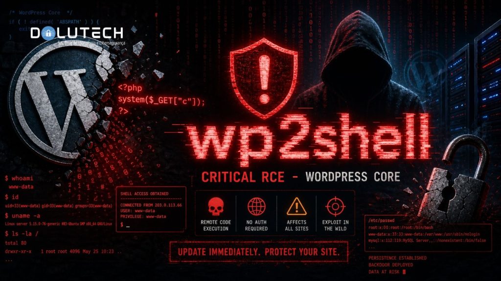 Dolutech: Tecnologia, Cibersegurança, WordPress, IA e Guias. 1 wp2shell