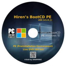 hirenvs bootcd pe220 220