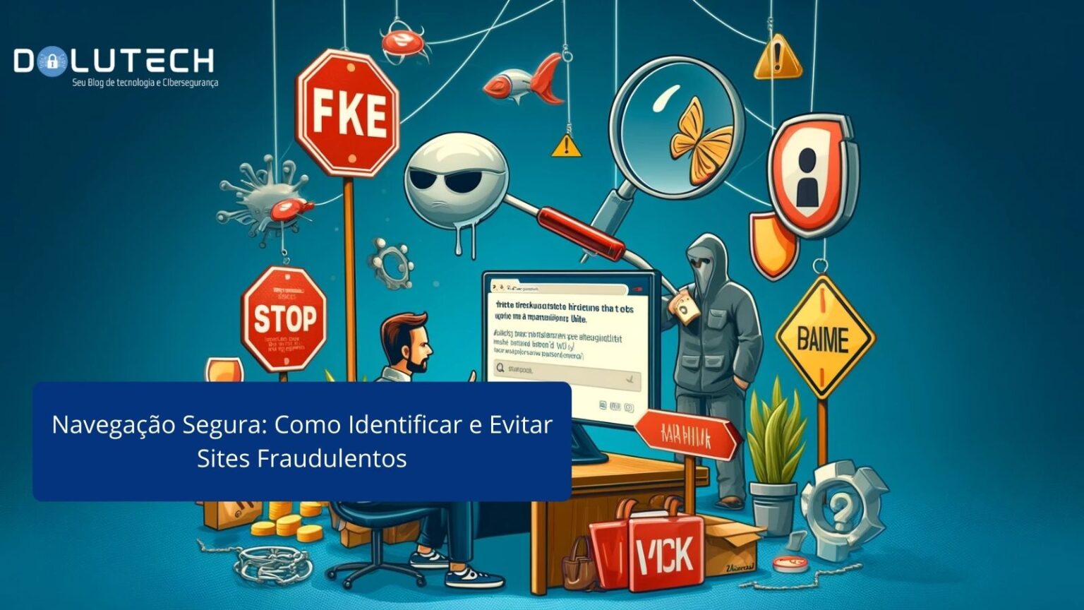 Navegação Segura: Como Identificar E Evitar Sites Fraudulentos - Dolutech